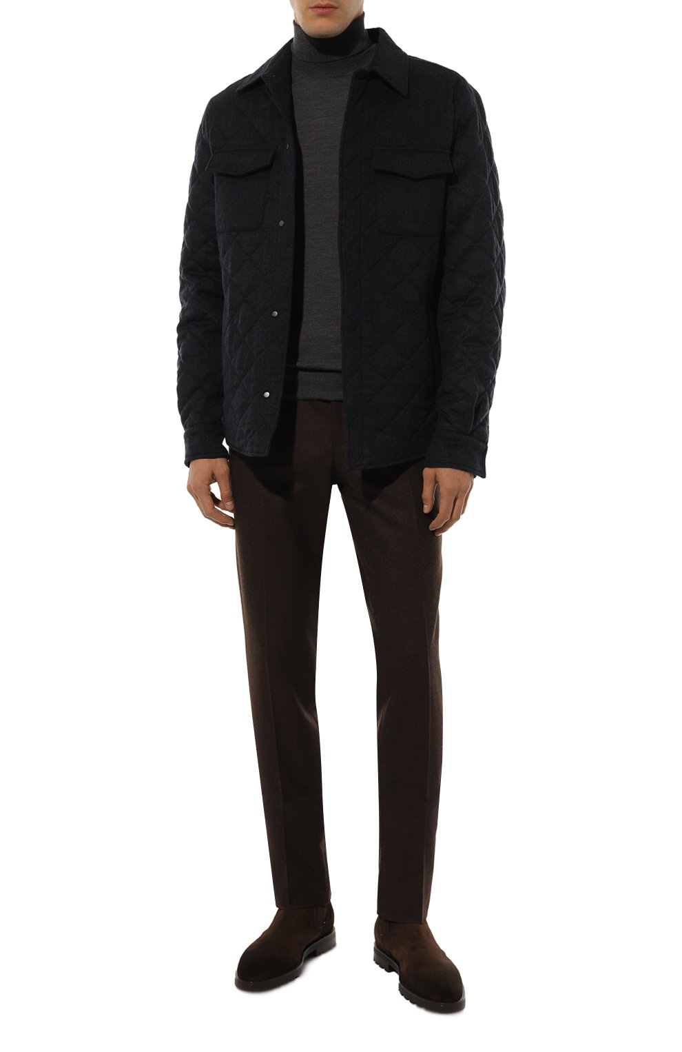 Замшевые челси detroit SANTONI, арт. MGDG18907DTRBGEX, фото 2