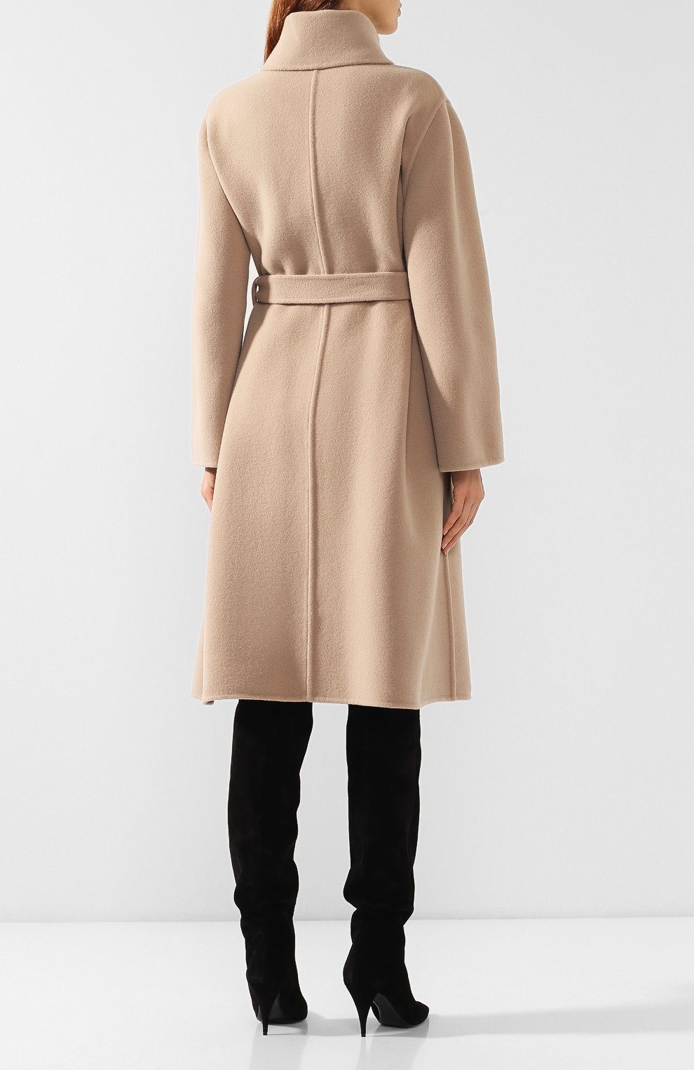 Шерстяное пальто GIORGIO ARMANI коричневого цвета по цене 352500 руб., арт. 9WH0L02N/T008G, фото 4 Шерстяное пальто GIORGIO ARMANI, арт. 9WH0L02N/T008G, фото 4