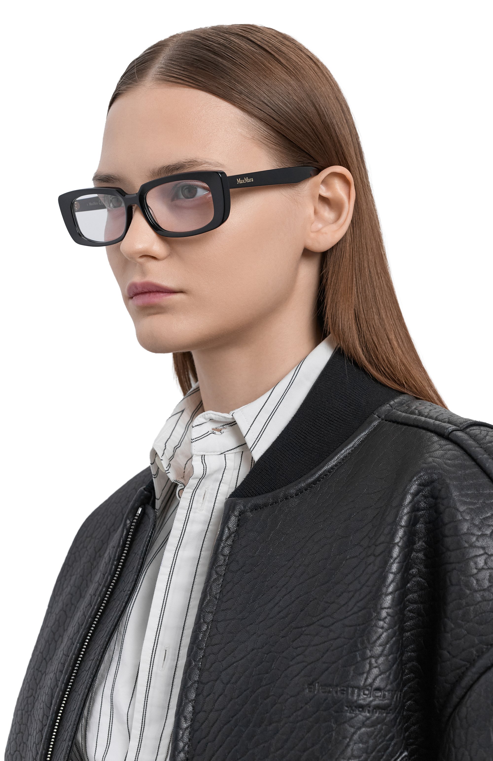 Оправа MAX MARA черного цвета по цене 14200 руб., арт. MM5209 001, фото 2 Оправа MAX MARA, арт. MM5209 001, фото 2