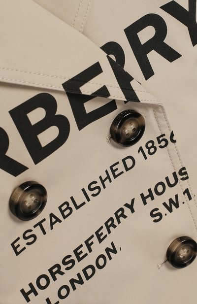 Двубортный плащ BURBERRY, арт. 8009132, фото 3