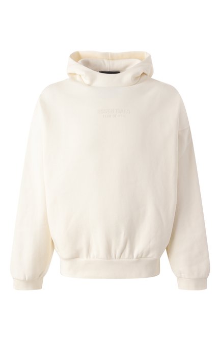Мужской хлопковое худи FEAR OF GOD кремвого цвета, ар�т. 192BT232051F-M | Фото 1 (Рукава: Длинные; Длина (для топов): Стандартные; Драгоценные камни: Проставлено; Материал сплава: Проставлено)
