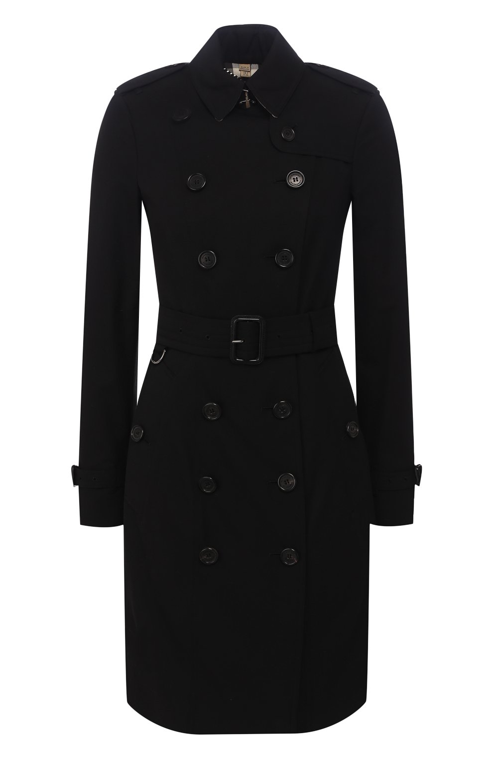 Хлопковый тренч sandringham BURBERRY черного цвета по цене 225000 руб., арт. 3900545, фото 1 Хлопковый тренч sandringham BURBERRY, арт. 3900545, фото 1