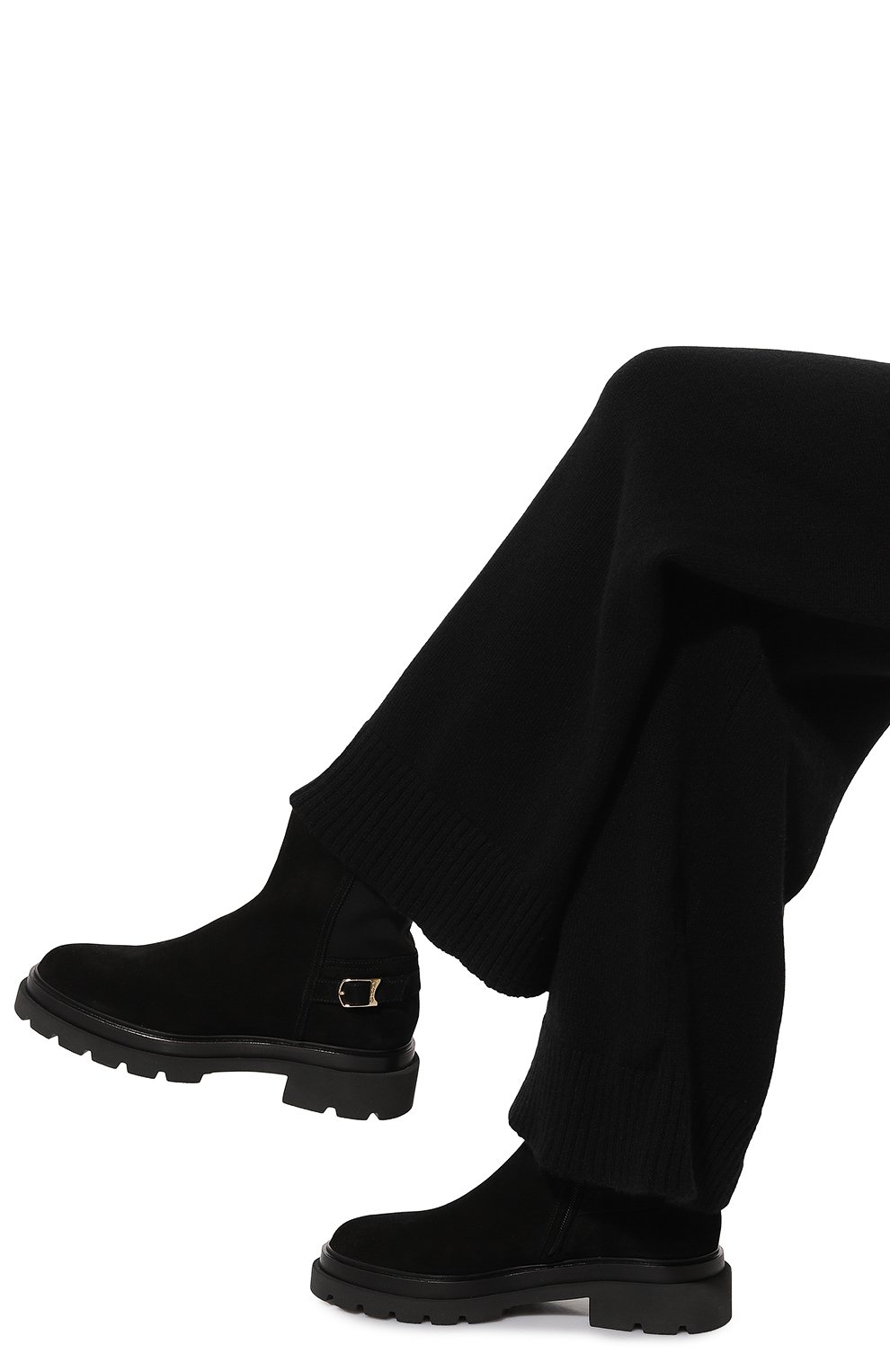 Замшевые ботинки SANTONI, арт. WTEG71104G0MTHI0, фото 3