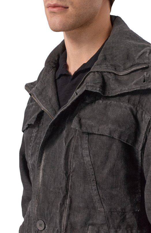 Льняная куртка Transit CFUTRCH173E Серый  CFUTRCH173E Фото 5