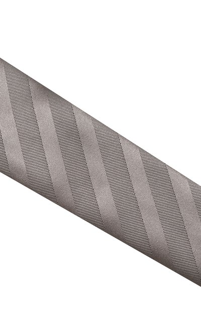 Шелковый галстук LANVIN серого цвета по цене 14100 руб., арт. 1305/TIE, фото 4 Шелковый галстук LANVIN, арт. 1305/TIE, фото 4