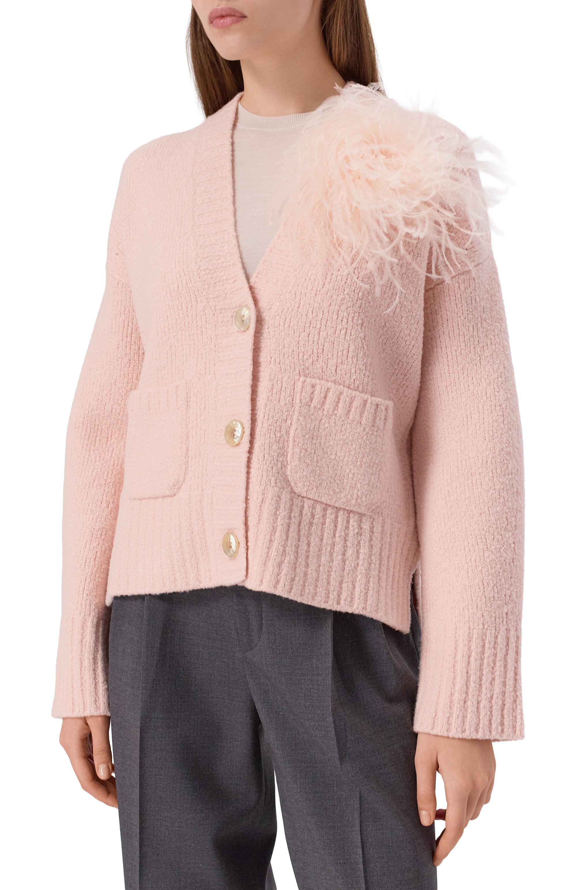 Шерстяной кардиган AGNONA, арт. K410088E/0A050NE, фото 3