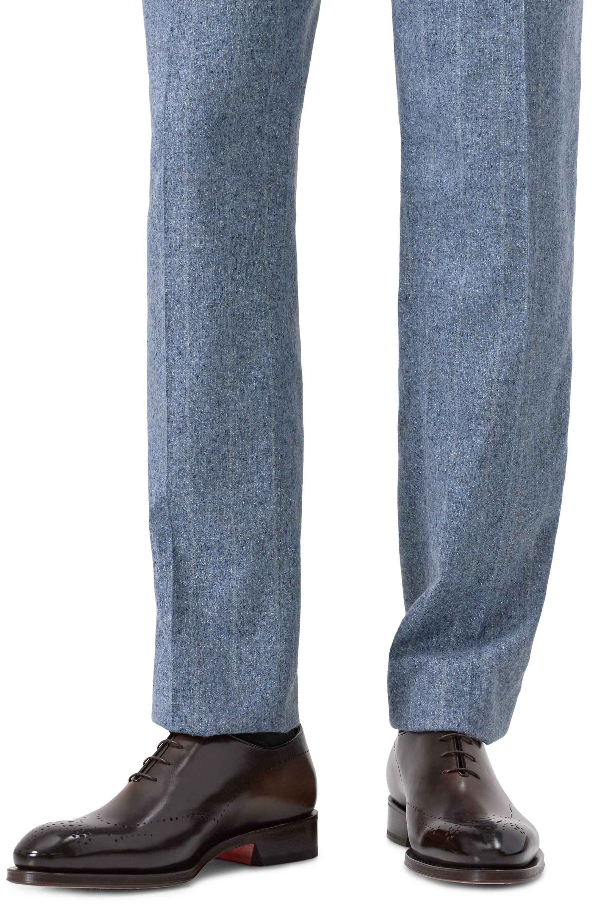 Кожаные оксфорды carter SANTONI, арт. MCCG18542MC8HFUL, фото 3