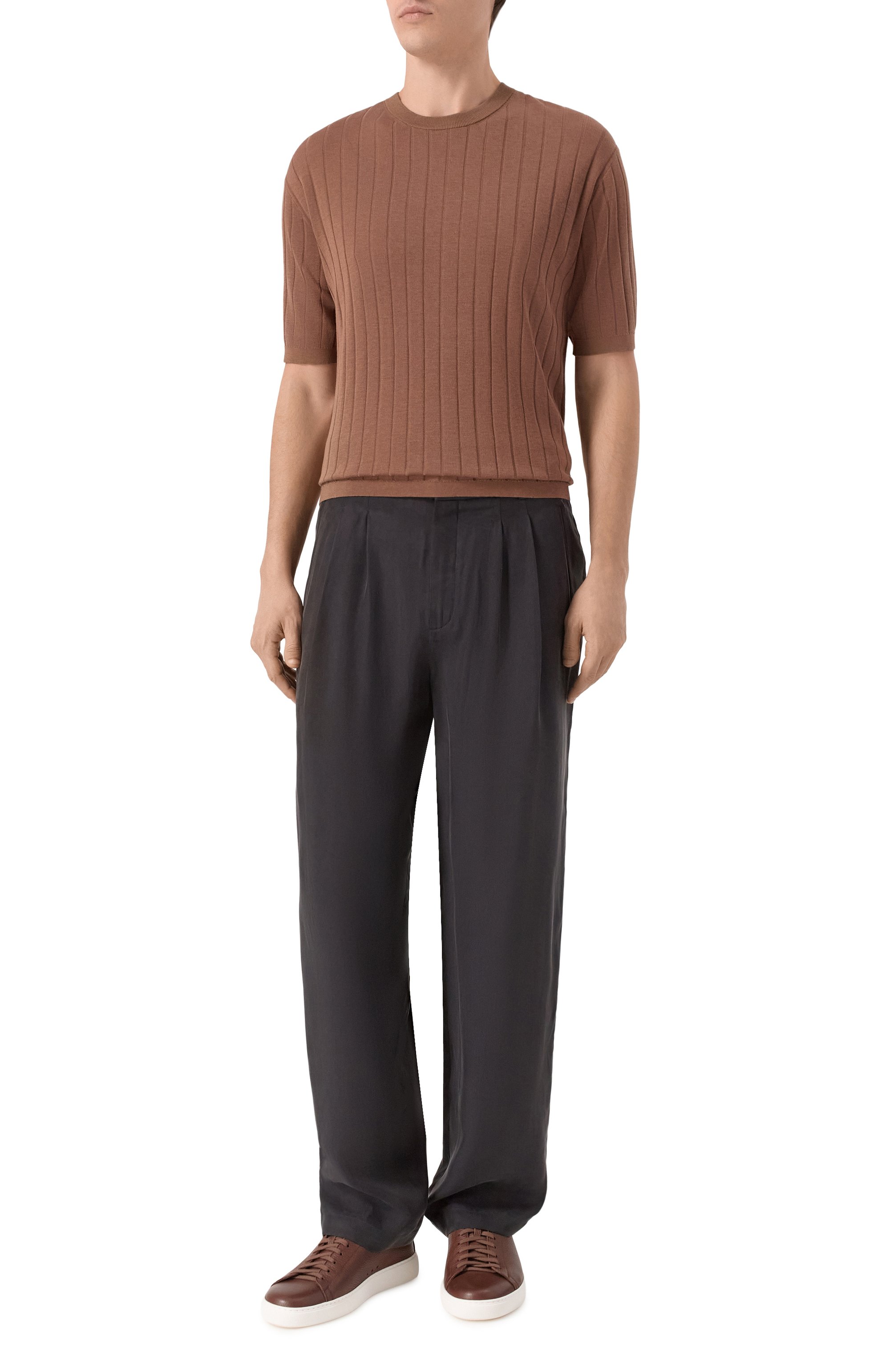 Джемпер из шелка и хлопка 12 STOREEZ, арт. 138259, фото 2