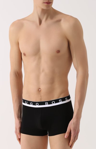 Трусы-боксеры с широким поясом BOSS черного цвета по цене 4450 руб., арт. 50236761, фото 2 Трусы-боксеры с широким поясом BOSS, арт. 50236761, фото 2