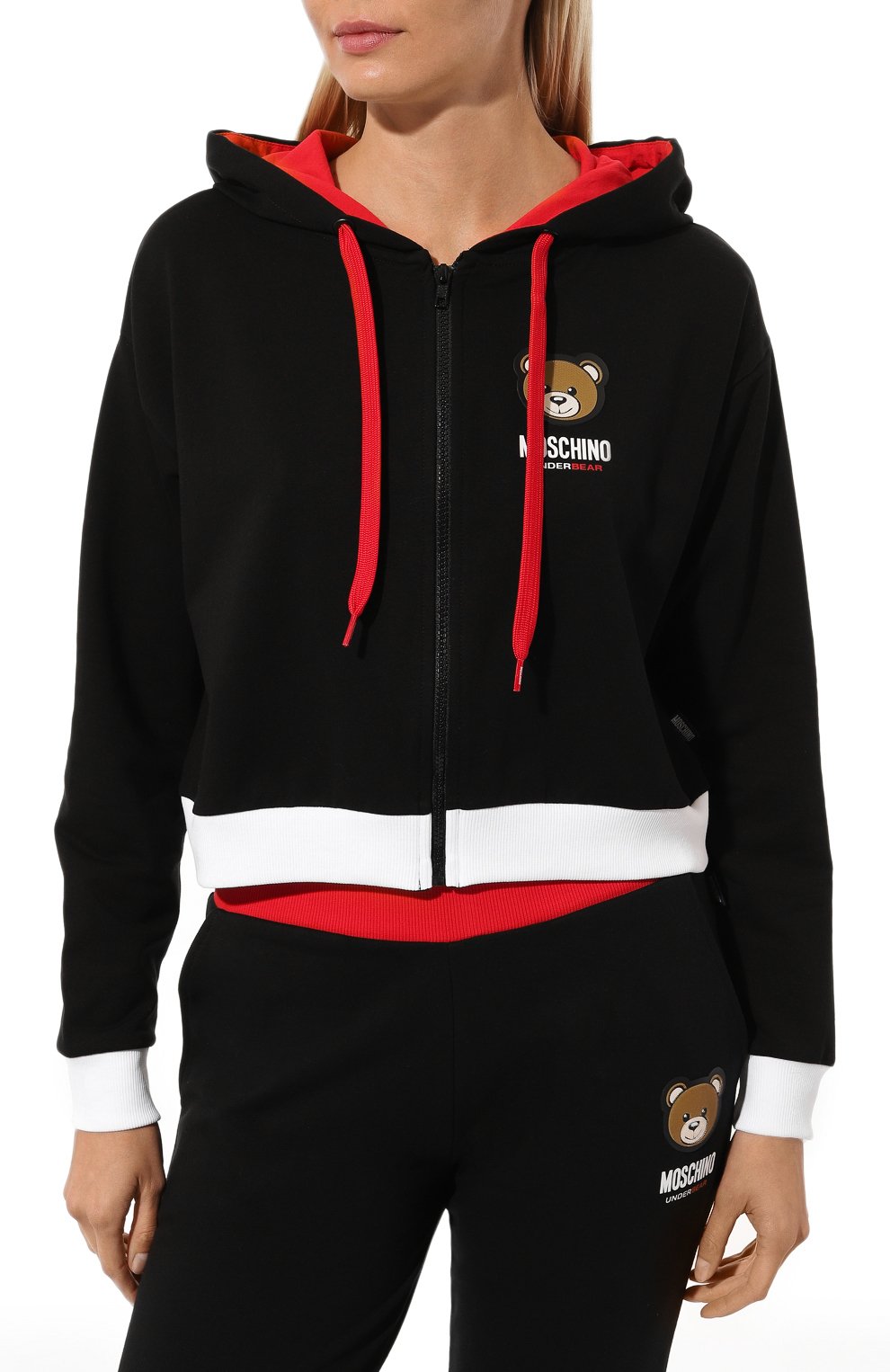 Хлопковая толстовка MOSCHINO, арт. 232V6/V1718/4413, фото 3