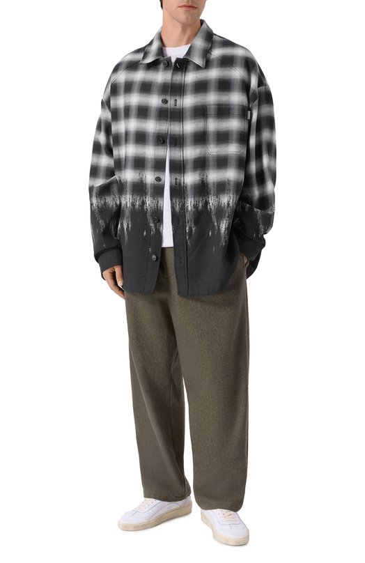 Хлопковая рубашка Juun.J JC5864P115 Серый  JC5864P115 Фото 2