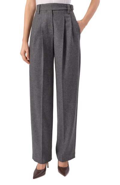 Брюки из шерсти и кашемира BRUNELLO CUCINELLI, арт. MB162P9027, фото 3