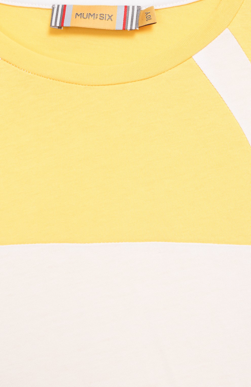 Хлопковая футболка MUMOFSIX, арт. MOS20STP_01YE, фото 3
