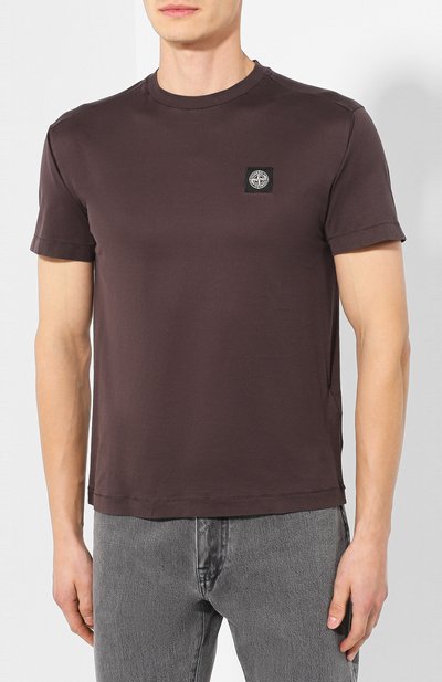 Хлопковая футболка STONE ISLAND, арт. 711524113, фото 3