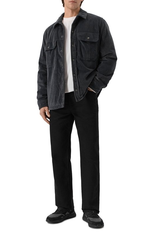 Комбинированные кроссовки Innova Santoni MBIG22112NERT0ML Чёрный  MBIG22112NERT0ML Фото 2