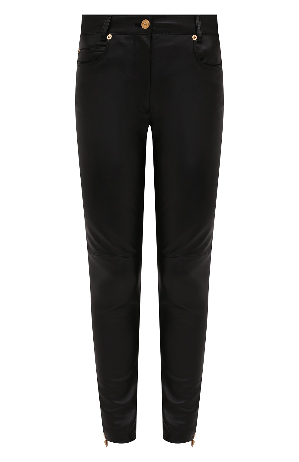Кожаные брюки VERSACE, арт. 1000991/1A00677, фото 1