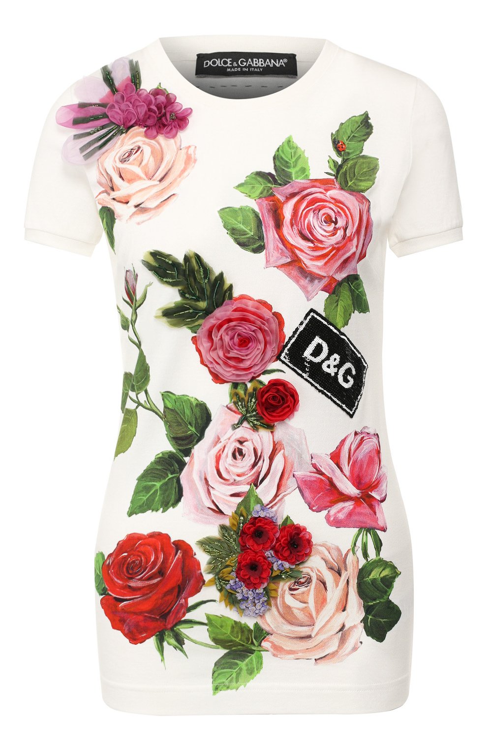Хлопковая футболка DOLCE & GABBANA, арт. F8H32Z/HH7M4, фото 1