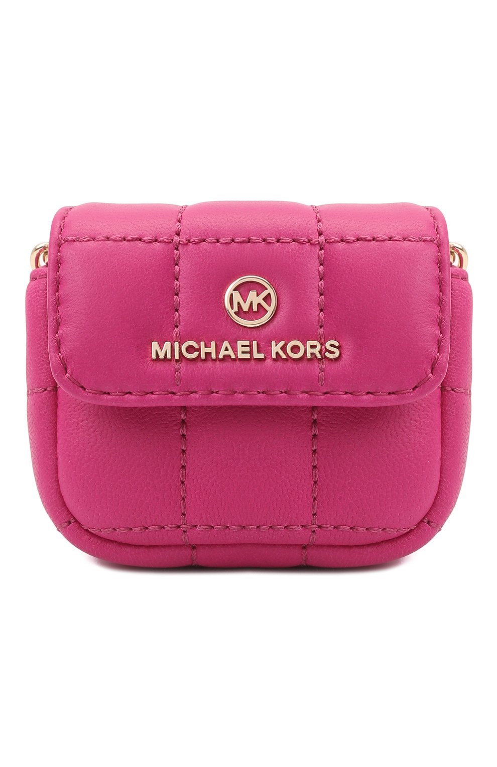 Кожаный чехол для airpods pro MICHAEL MICHAEL KORS фуксия цвета по цене 11500 руб., арт. 34H1LTMC2L, фото 1 Кожаный чехол для airpods pro MICHAEL MICHAEL KORS, арт. 34H1LTMC2L, фото 1