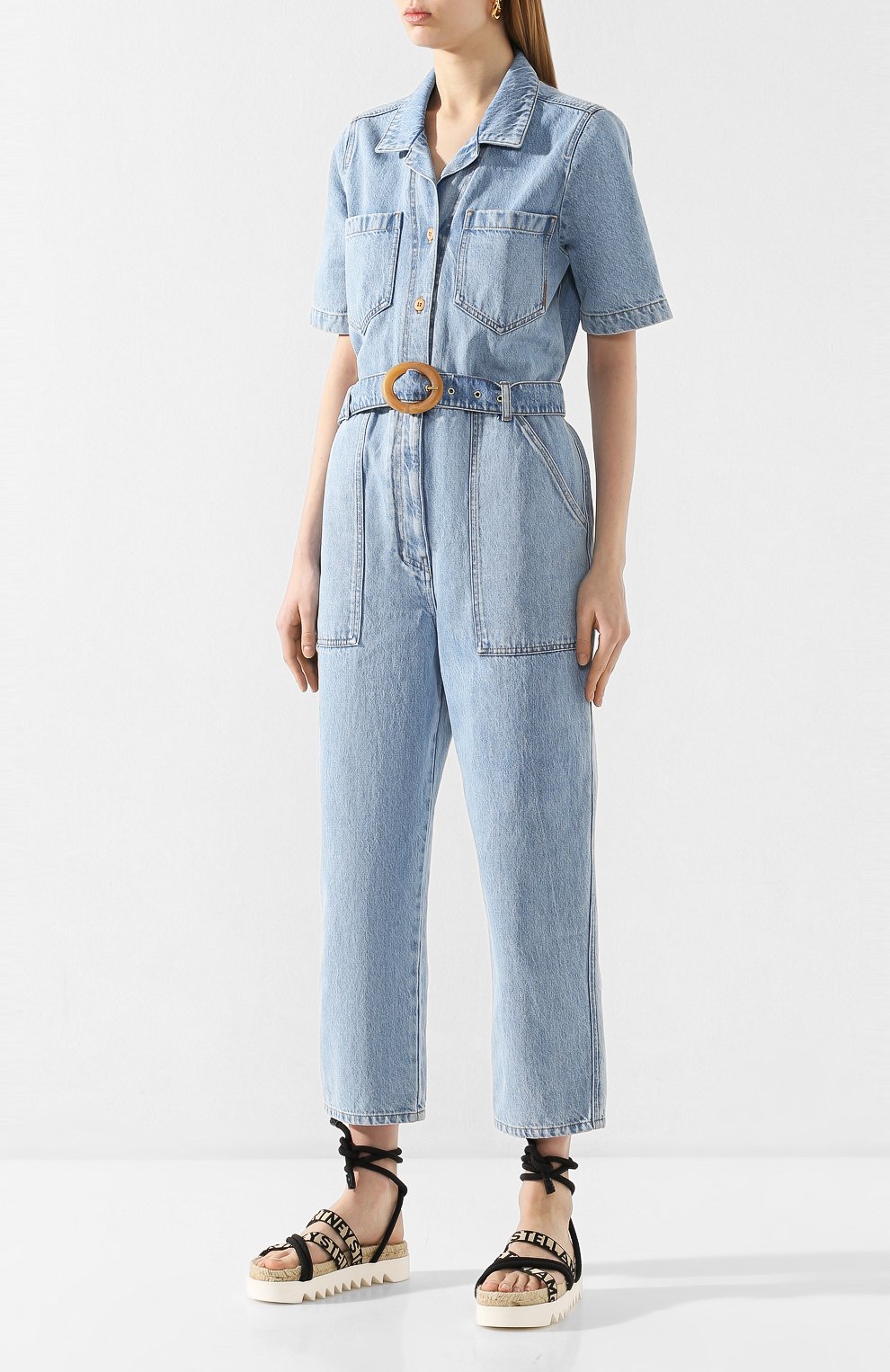Джинсовый комбинезон NANUSHKA, арт. ARL0_BLUE WASH_RIGID DENIM, фото 3