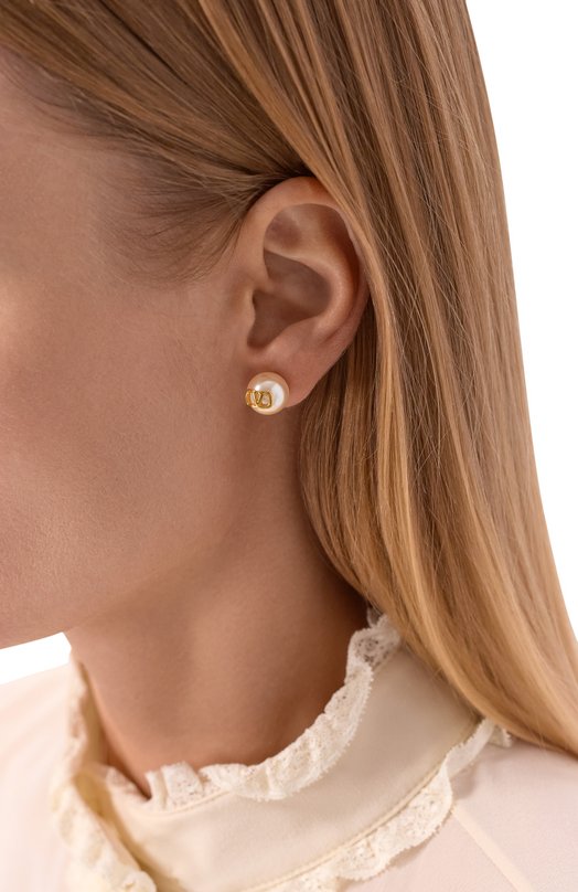 Серьги Valentino 8W2J0E35UXM Белый  8W2J0E35UXM Фото 2