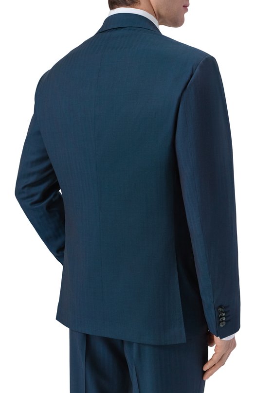 Шерстяной костюм Kiton UA87NK0641G Синий  UA87NK0641G Фото 3