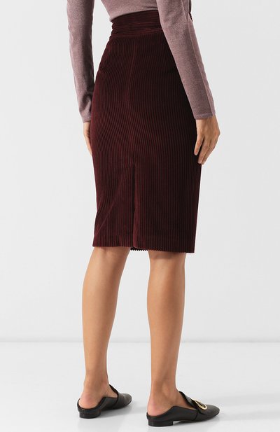 Вельветовая юбка BRUNELLO CUCINELLI, арт. MA107G2729, фото 4