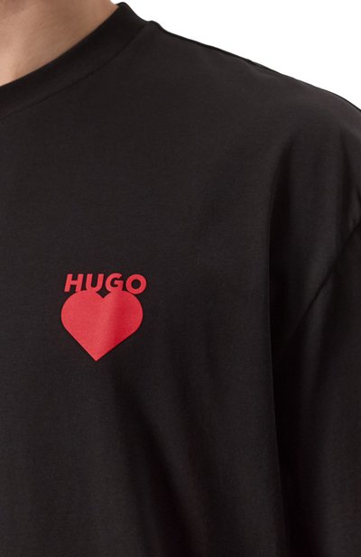 Хлопковая футболка HUGO, арт. 50530557, фото 5