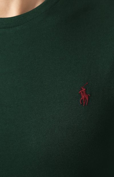 Хлопковая футболка POLO RALPH LAUREN, арт. 710671438, фото 5