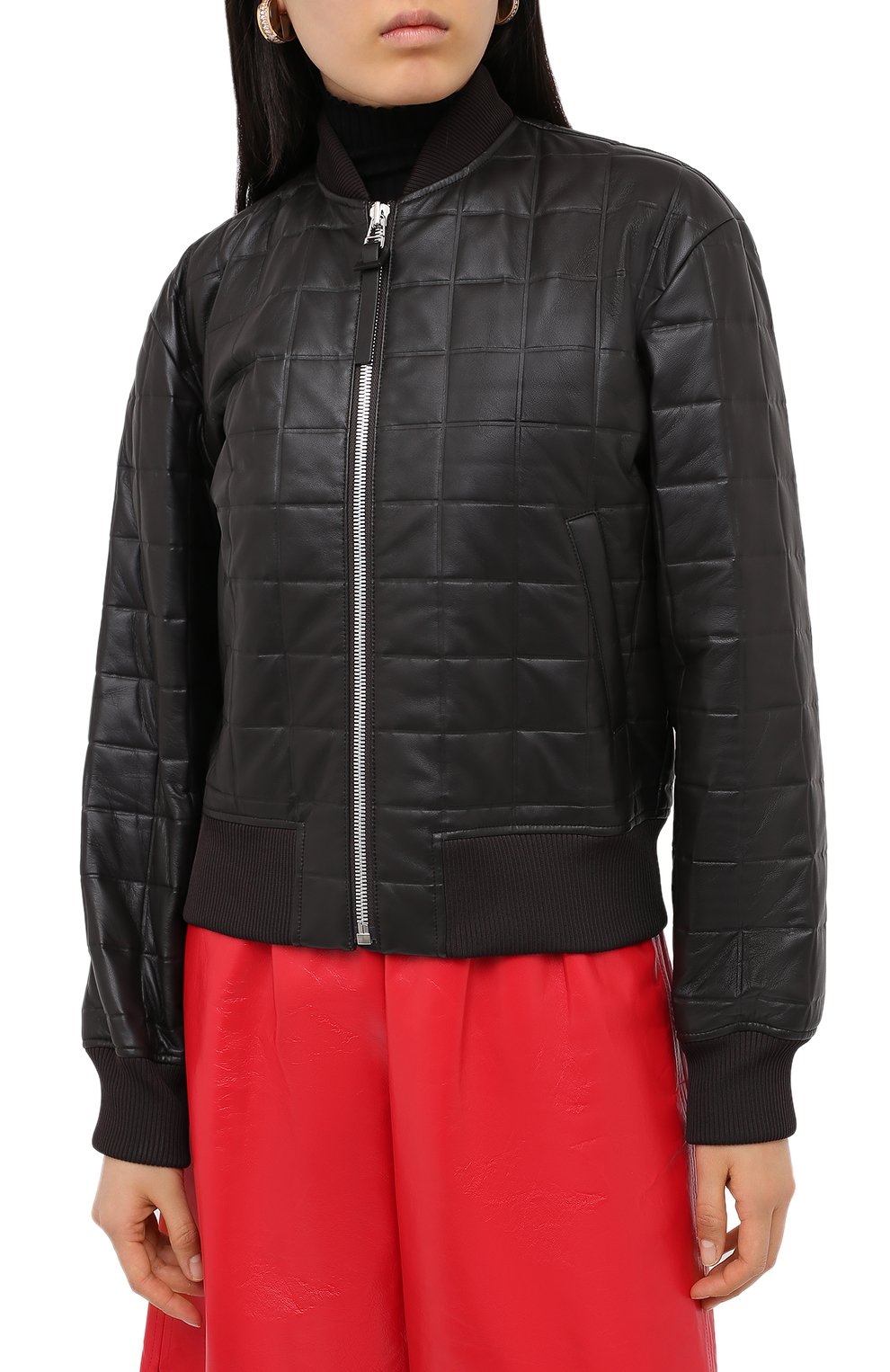 Кожаный бомбер BOTTEGA VENETA, арт. 632541/VKWU0, фото 4