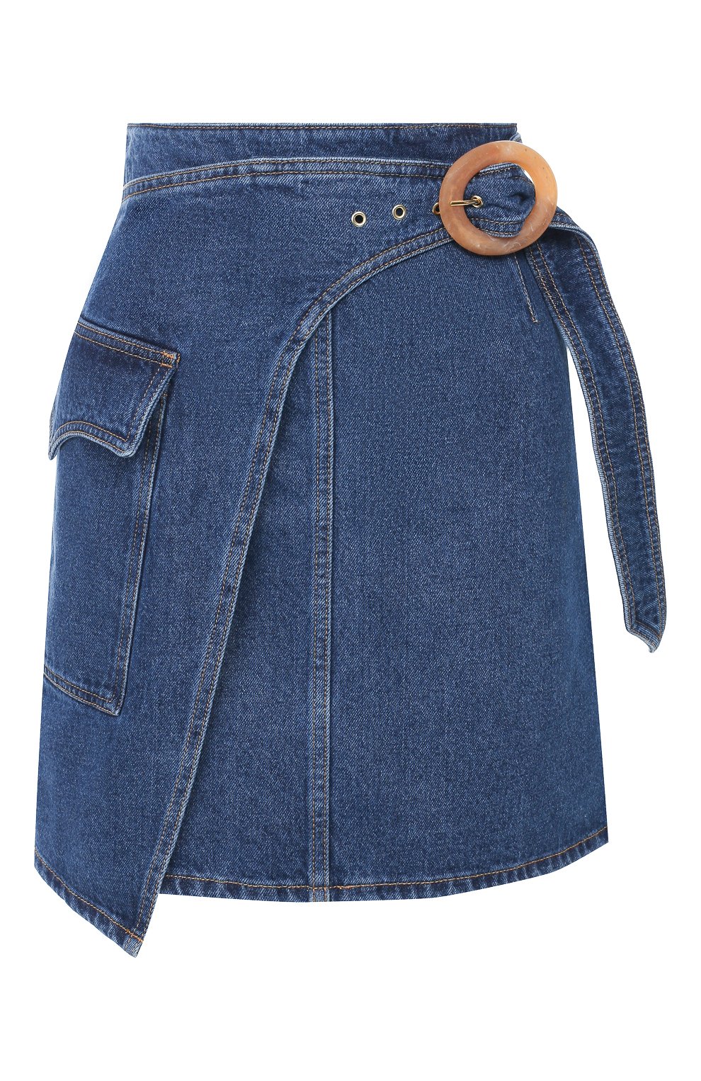 Джинсовая юбка NANUSHKA, арт. YEVA_INDIG0_DENIM, фото 1