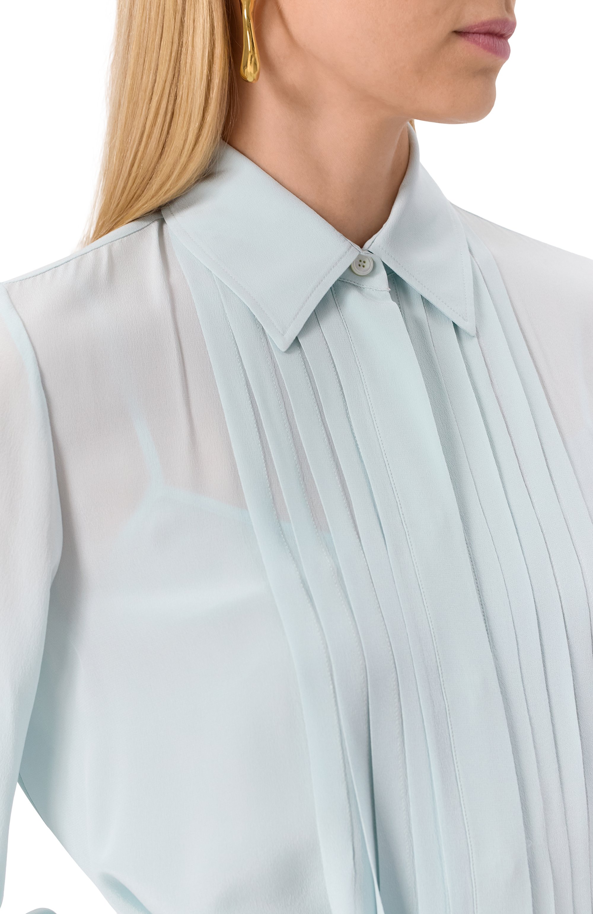 Шелковое платье KITON, арт. D57319K0967E02_SET, фото 5