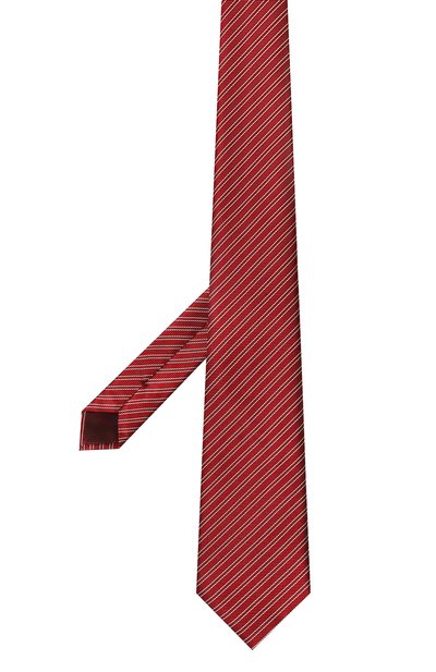 Шелковый галстук GIORGIO ARMANI красного цвета по цене 16250 руб., арт. 360054/4F925, фото 3 Шелковый галстук GIORGIO ARMANI, арт. 360054/4F925, фото 3