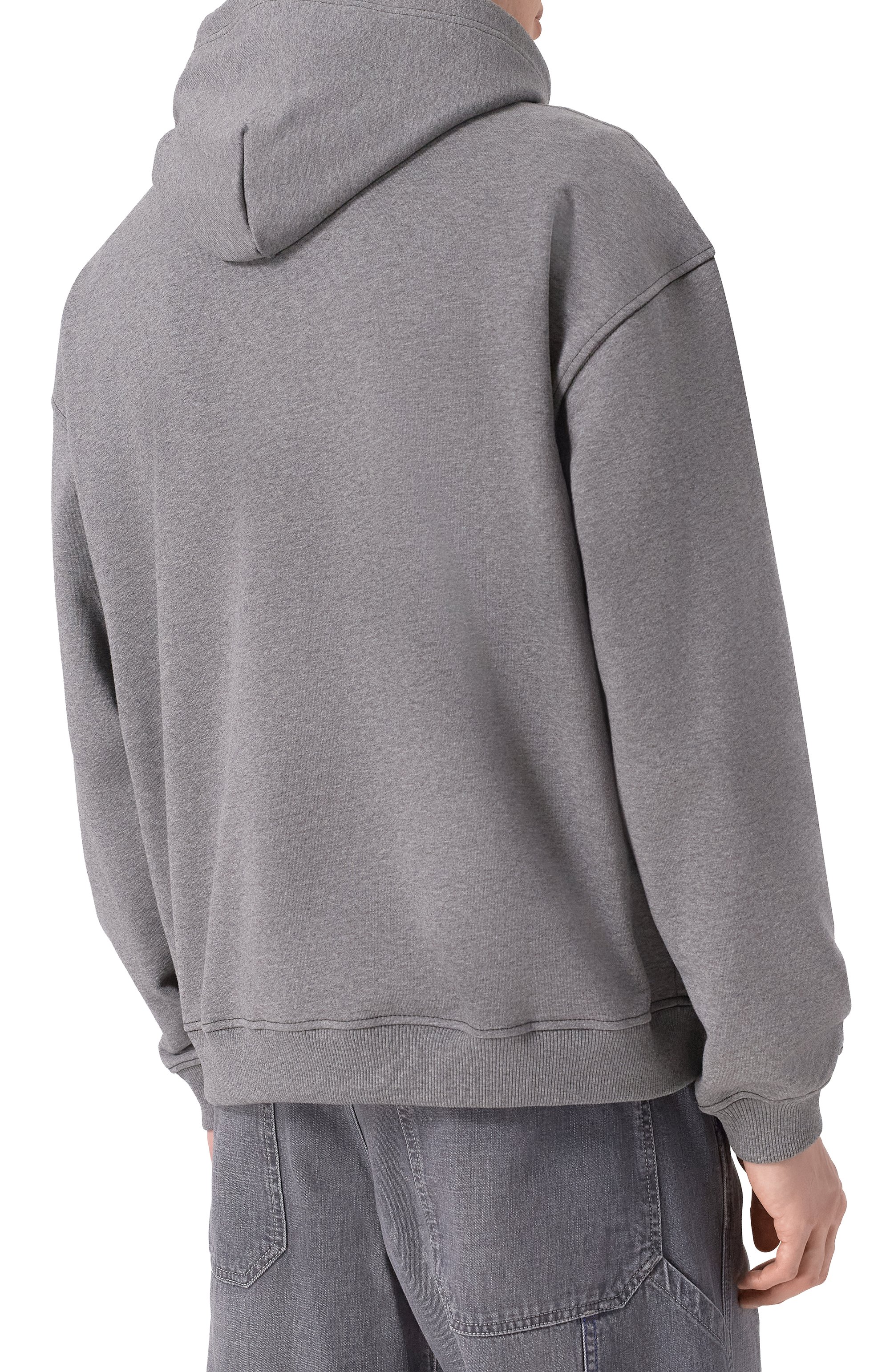 Хлопковое худи DIESEL, арт. A20950/0BMBJ, фото 4