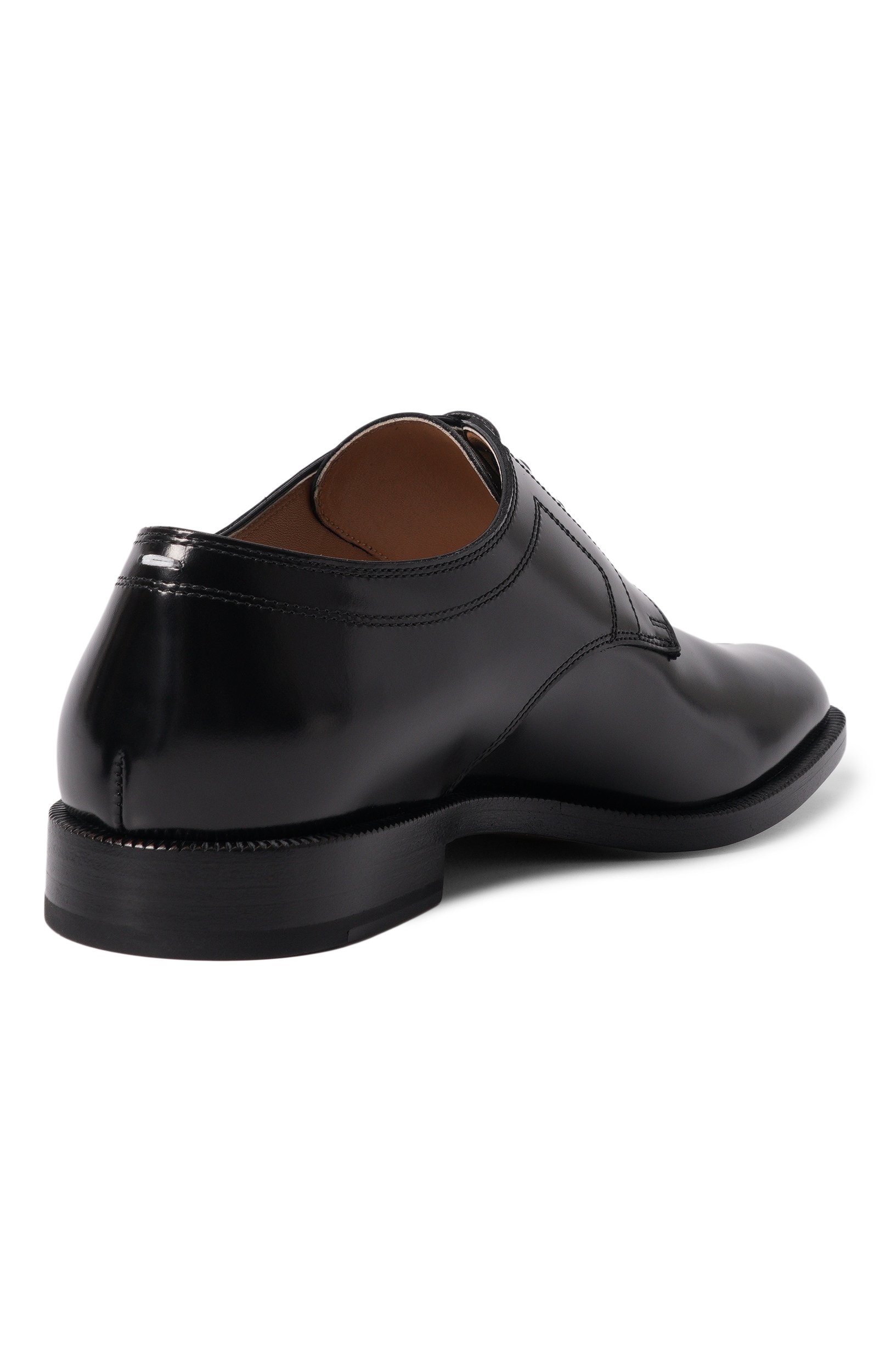 Кожаные дерби tabi MAISON MARGIELA черного цвета по цене 137000 руб., арт. S34WQ0021/PS679_001, фото 5 Кожаные дерби tabi MAISON MARGIELA, арт. S34WQ0021/PS679_001, фото 5