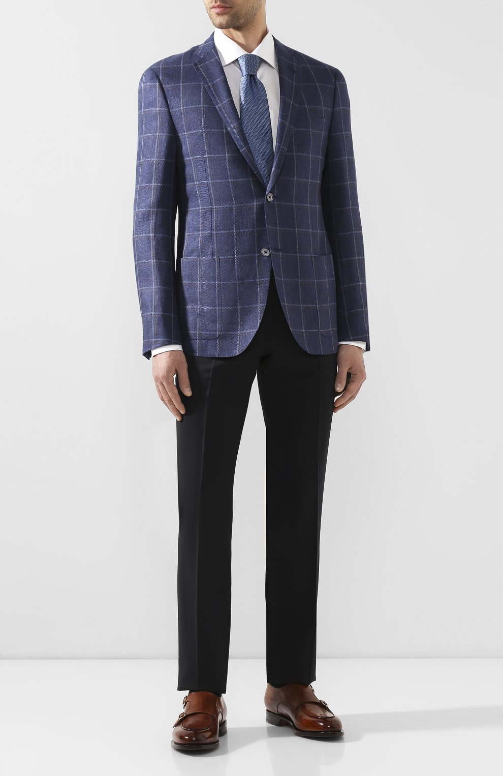 Хлопковая сорочка ETON белого цвета по цене 19850 руб., арт. 3000 79513, фото 2 Хлопковая сорочка ETON, арт. 3000 79513, фото 2