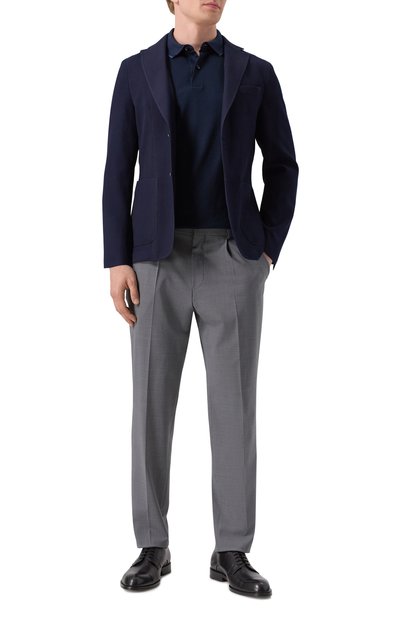 Пиджак из шерсти и хлопка BOSS, арт. 50545828, фото 3