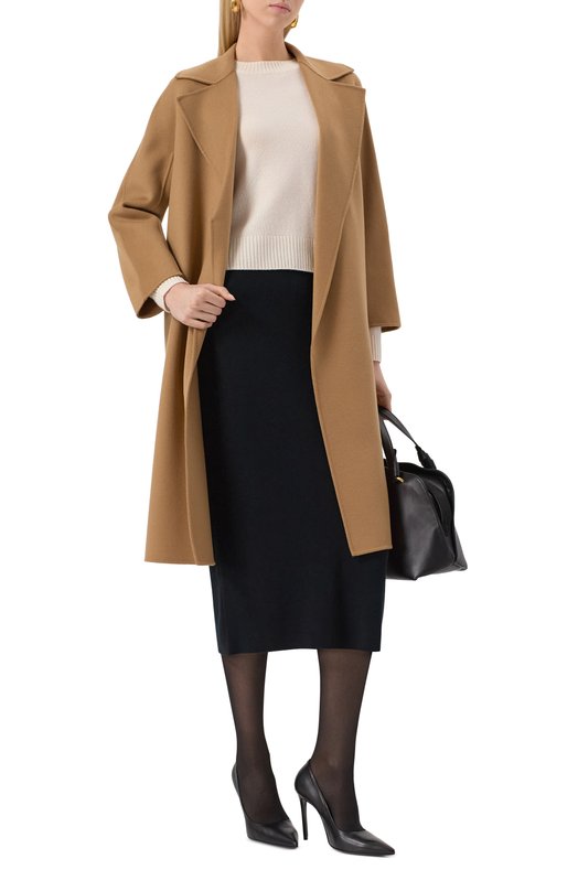 Юбка из вискозы Weekend Max Mara LENA Чёрный  LENA Фото 2