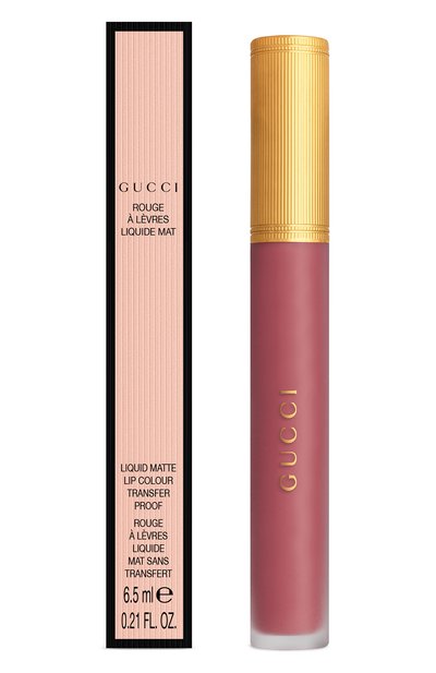 Жидкая губная помада rouge à lèvres liquide mat, оттенок 413 cornelia pink GUCCI, арт. 3616303311308, фото 2