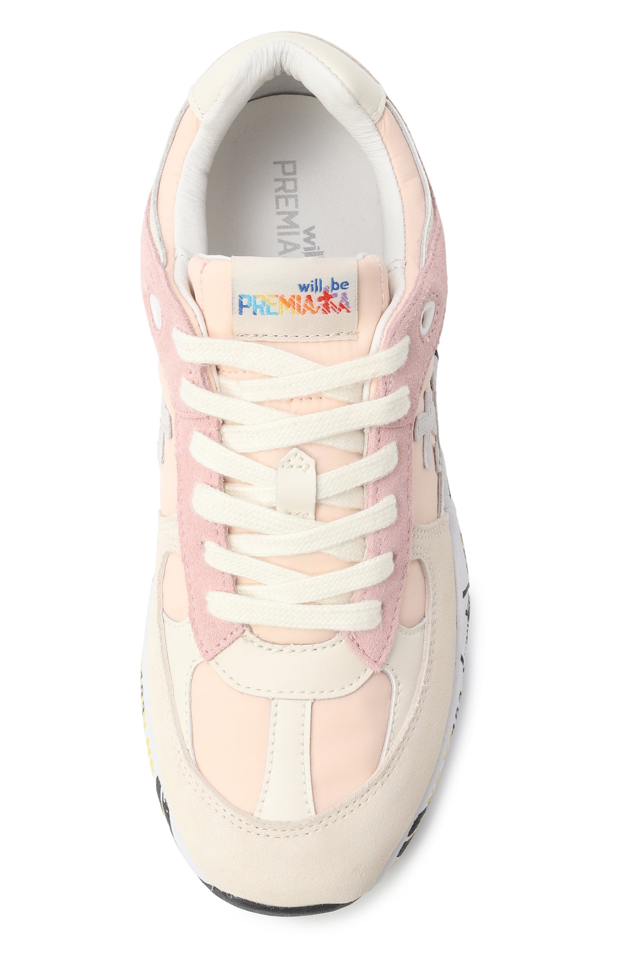 Кожаные кроссовки diva PREMIATA WILL BE светло-розового цвета по цене 23300 руб., арт. 28239421/DIVA/36-40, фото 4 Кожаные кроссовки diva PREMIATA WILL BE, арт. 28239421/DIVA/36-40, фото 4