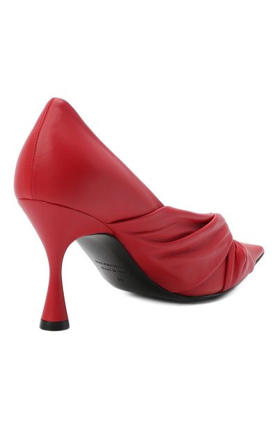 Кожаные туфли drapy BALENCIAGA, арт. 617578/WA2M0, фото 4