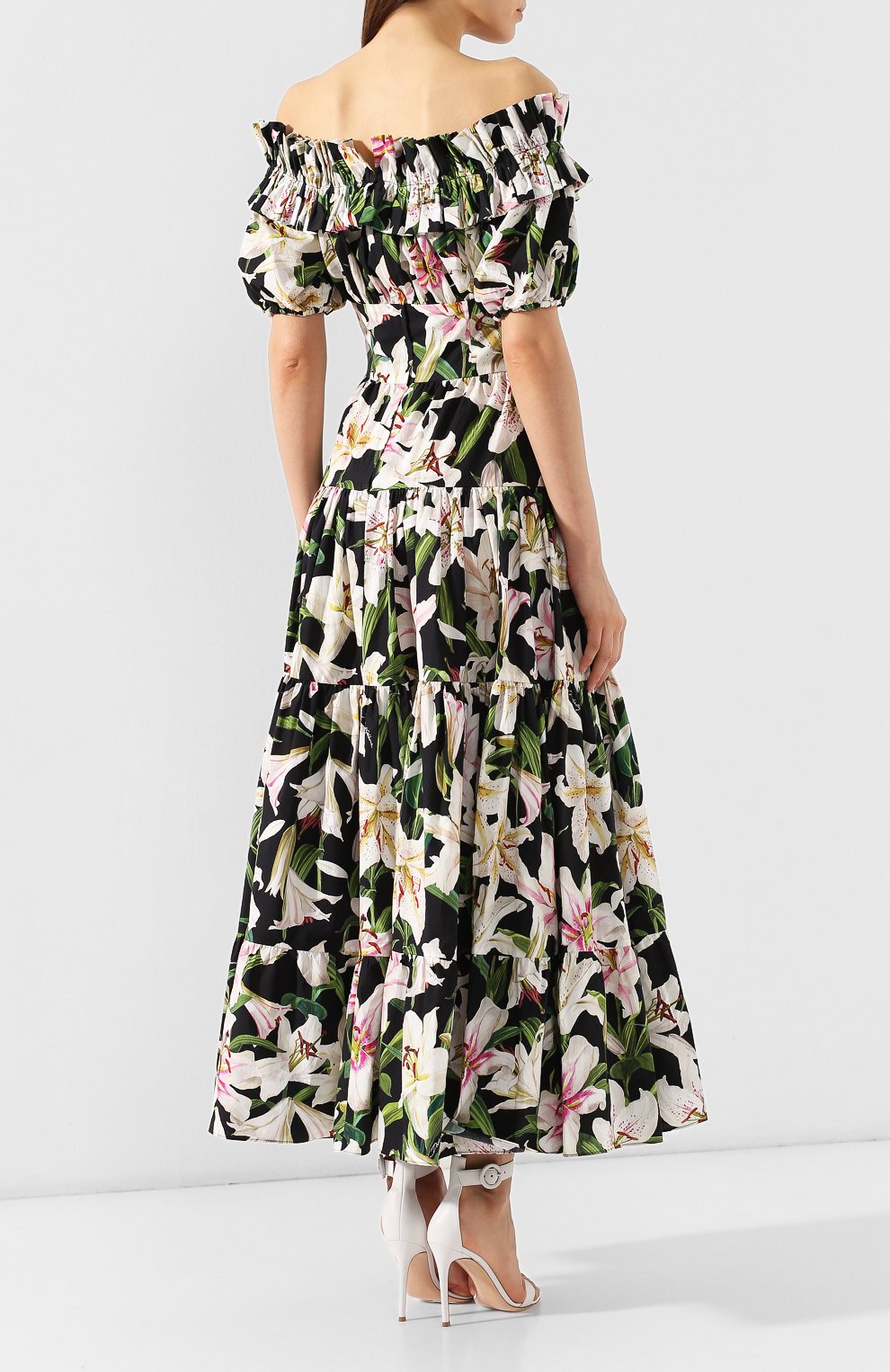 Хлопковое платье DOLCE & GABBANA, арт. F6E3YT/HS5E0, фото 4