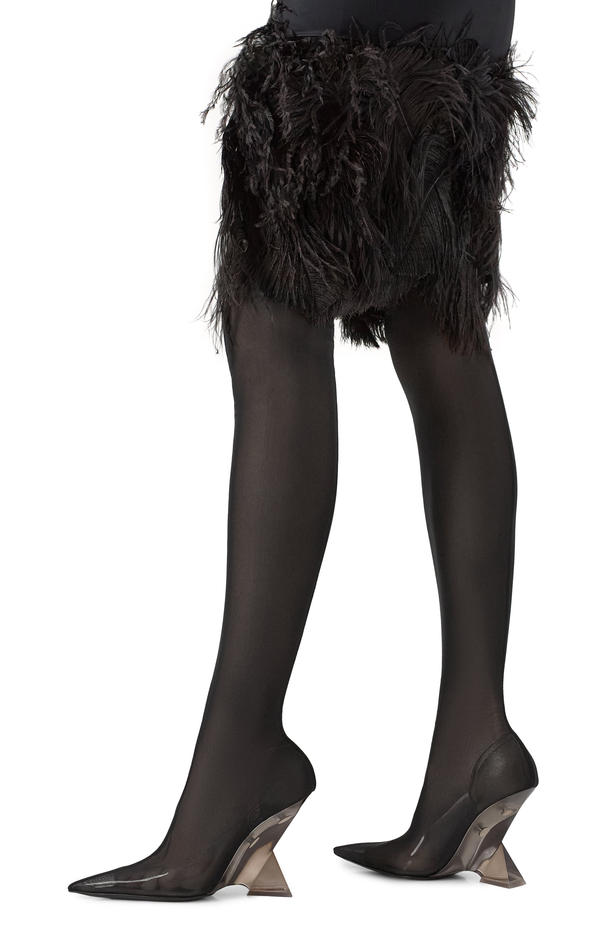 Текстильные ботфорты cheopissima 105 THE ATTICO, арт. 246WSH00802/PAA066PH, фото 3