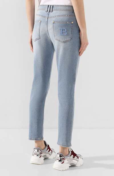 Джинсы BALMAIN голубого цвета по цене 69950 руб., арт. TF15516/D007, фото 4 Джинсы BALMAIN, арт. TF15516/D007, фото 4