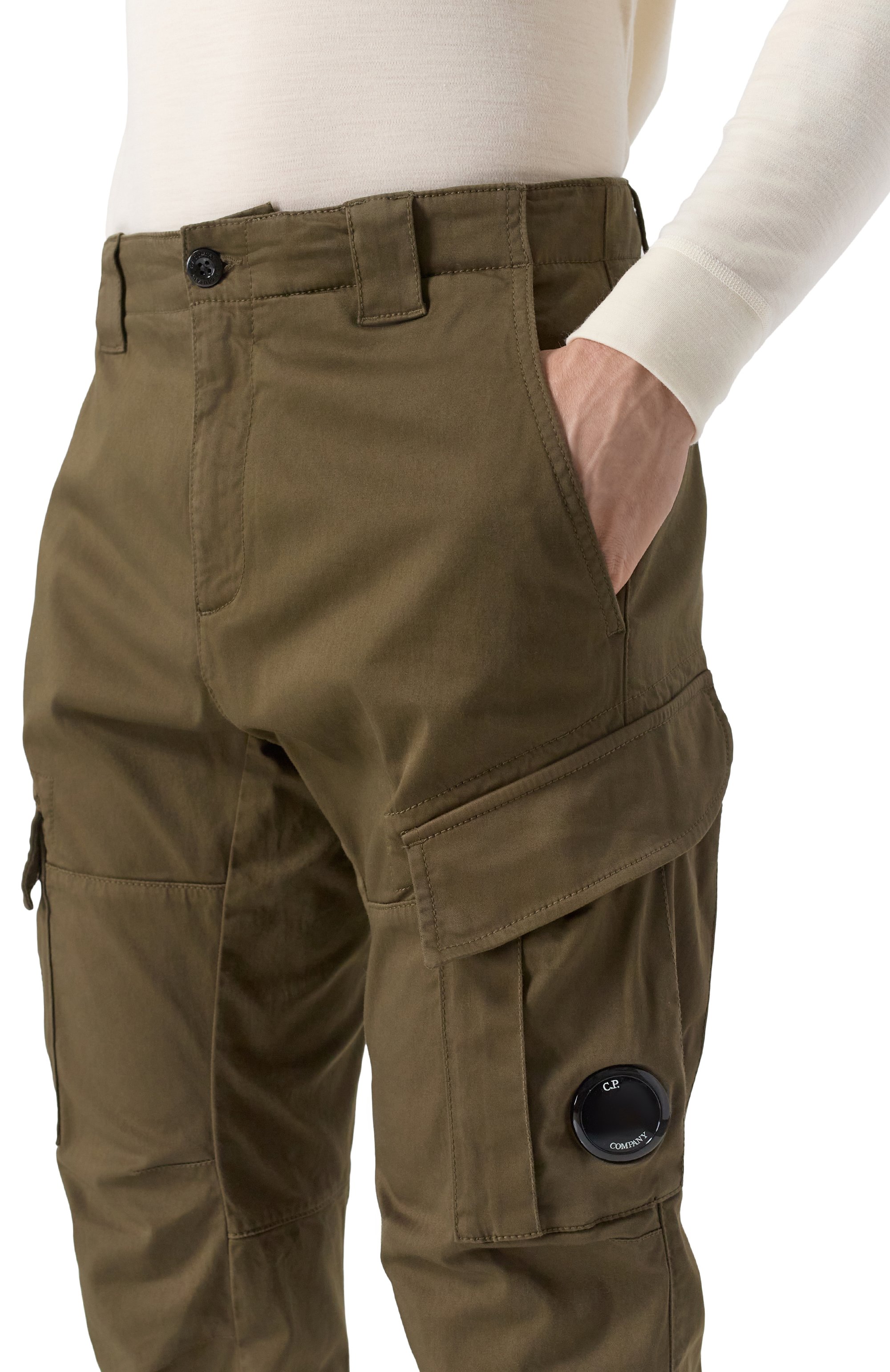 Хлопковые брюки-карго C.P. COMPANY, арт. 18CMPA056A005694G, фото 5