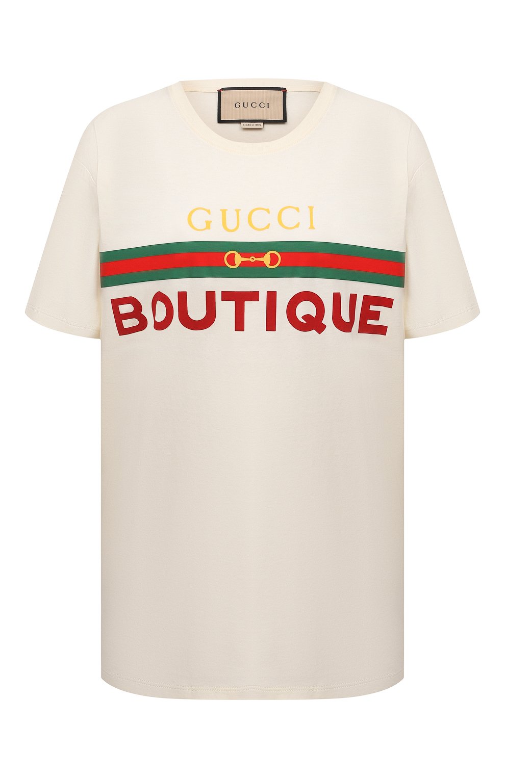 Хлопковая футболка GUCCI, арт. 615044/XJCKY, фото 1