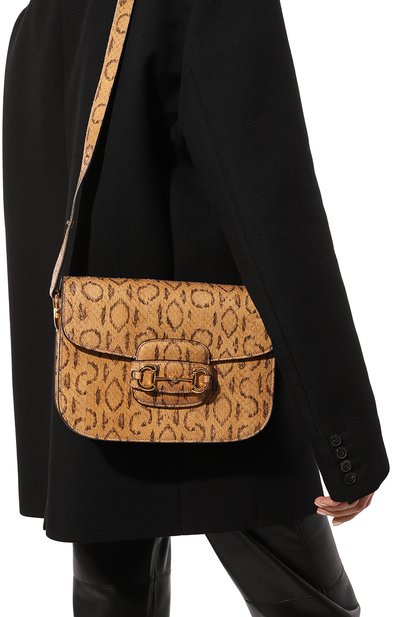 Сумка 1955 horsebit small из кожи питона GUCCI, арт. 602204 L1G0G, фото 2