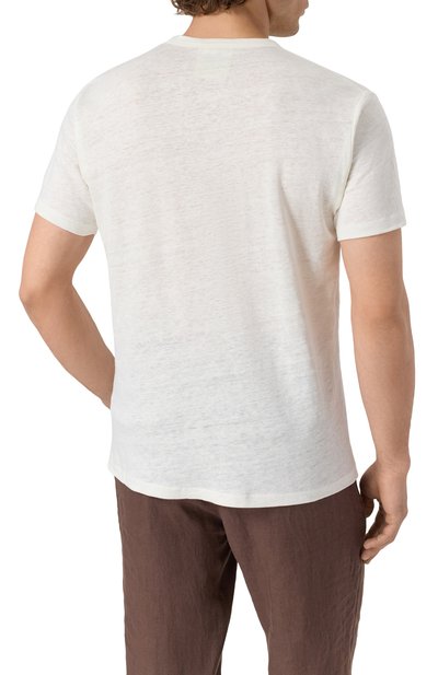 Льняная футболка MC2 SAINT BARTH, арт. STBM ECSTASEA/00032H, фото 4