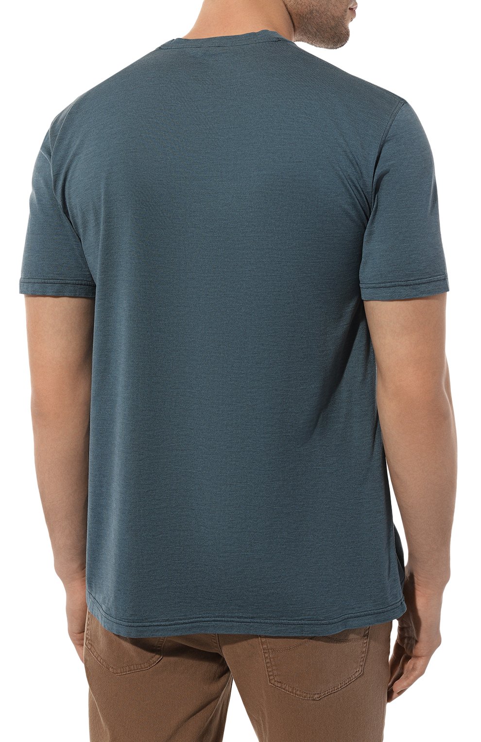 Футболка из шелка и хлопка KITON, арт. UMK0239, фото 4