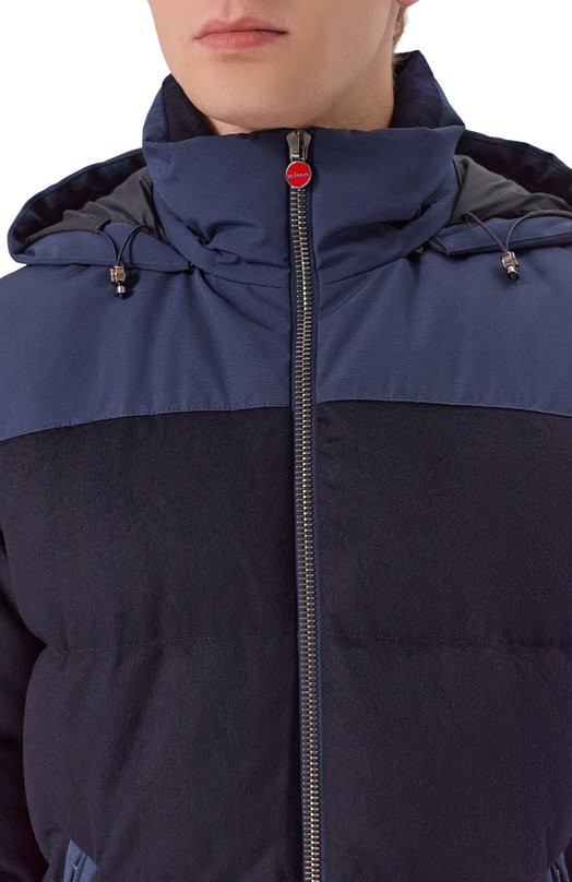 Кашемировый пуховик Kiton UW2229V0436H02 Синий  UW2229V0436H02 Фото 5