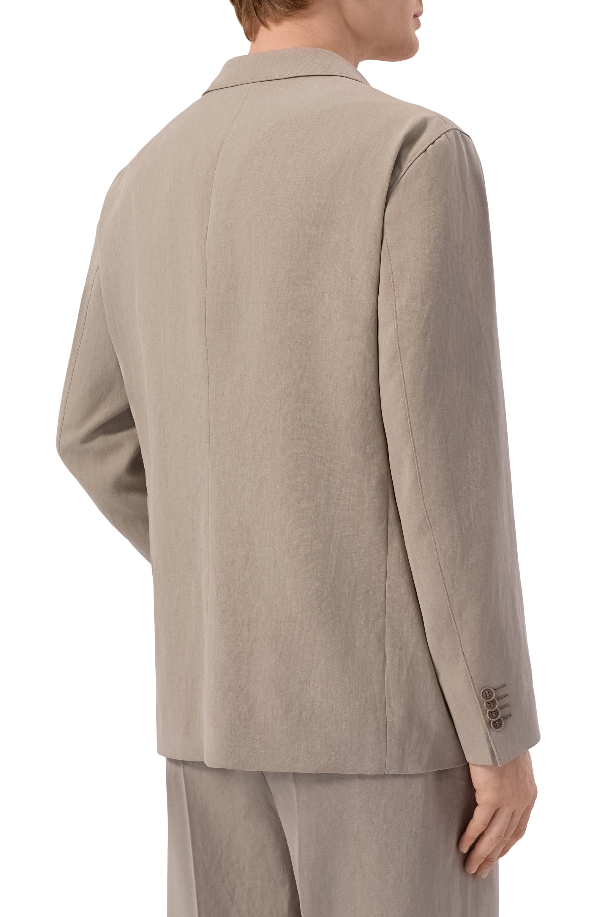 Льняной пиджак GIORGIO ARMANI, арт. GM000140/TE10954, фото 4